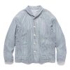 Online Rancher Jacket Cotton 10Oz Hickory Navy Stripe Outerwear