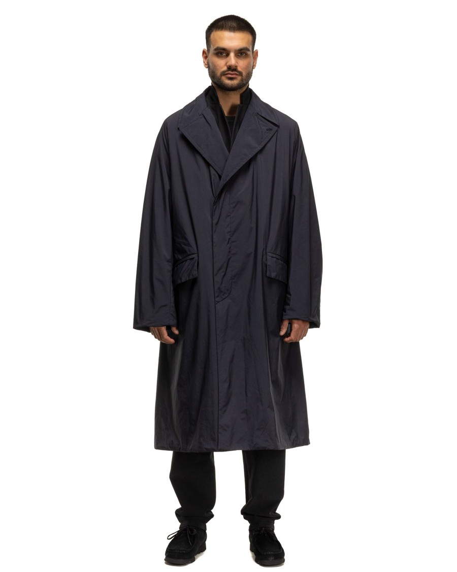 Wholesale Dual Point Device Coat Navy Outerwear