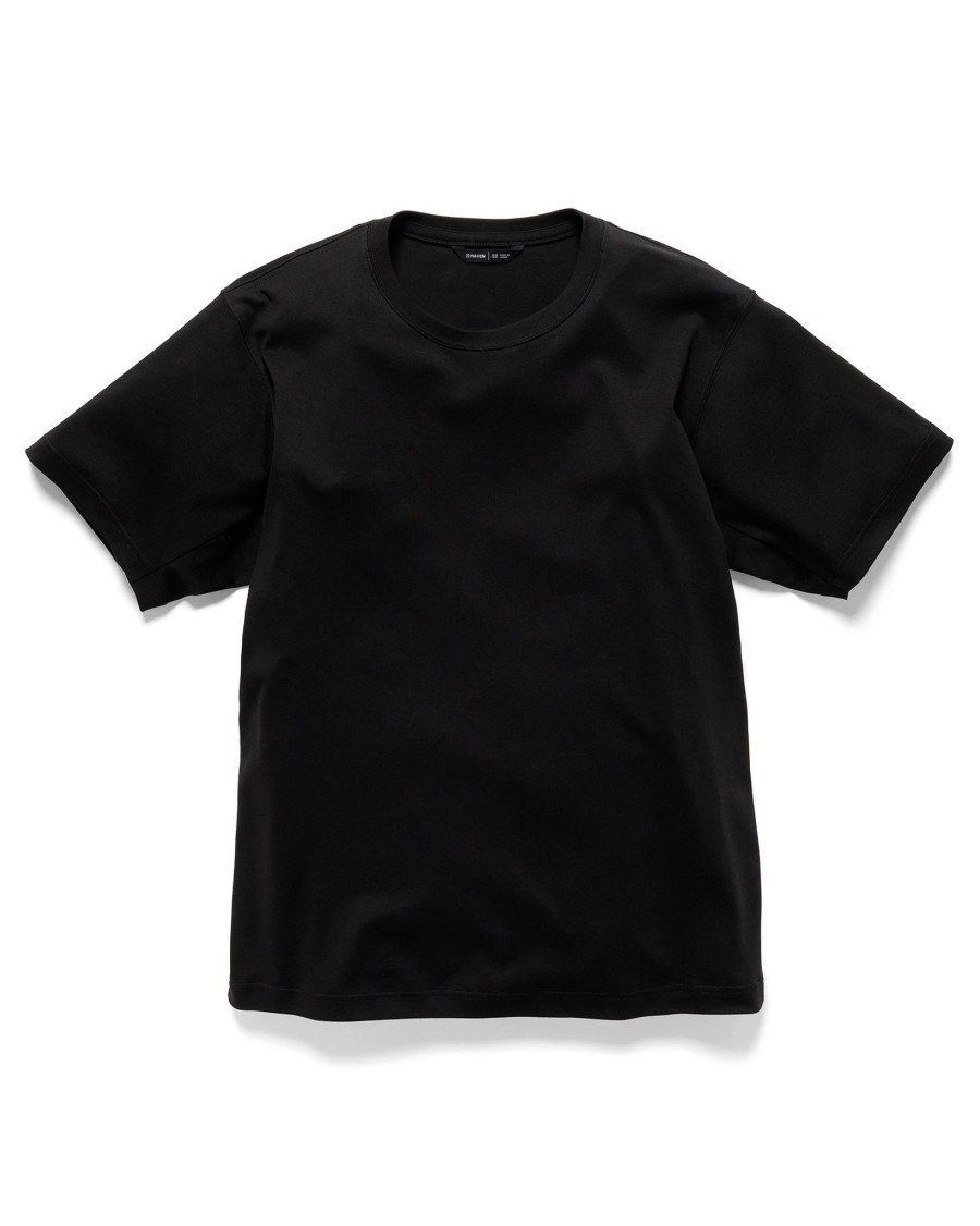 Clearance Prime Standard Fit T-Shirt S/S-Suvin Cotton Jersey Black T-Shirts