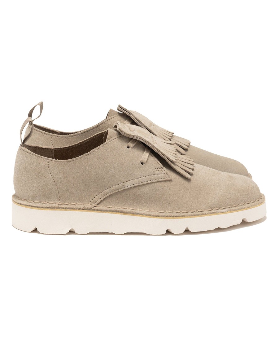 Clearance X Engineered Garments Desert Khan Sand Suede Footwear