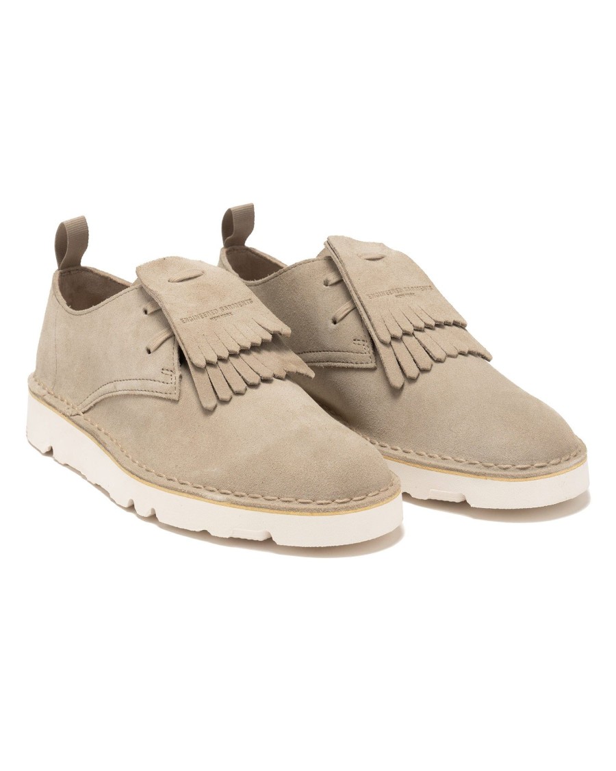 Clearance X Engineered Garments Desert Khan Sand Suede Footwear