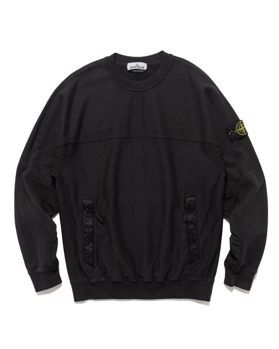 New Crewneck Sweatshirt #03 Black Sweaters