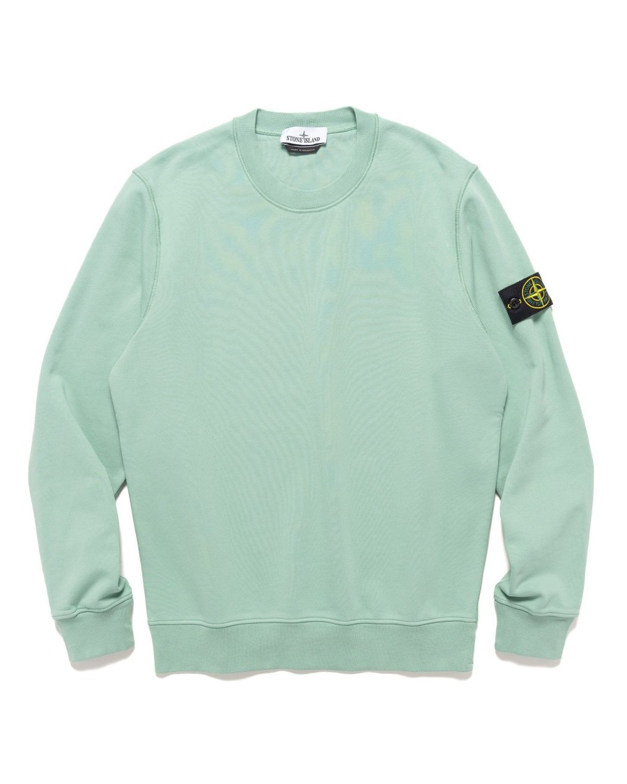 Clearance Crewneck Sweatshirt #02 Light Green Sweaters