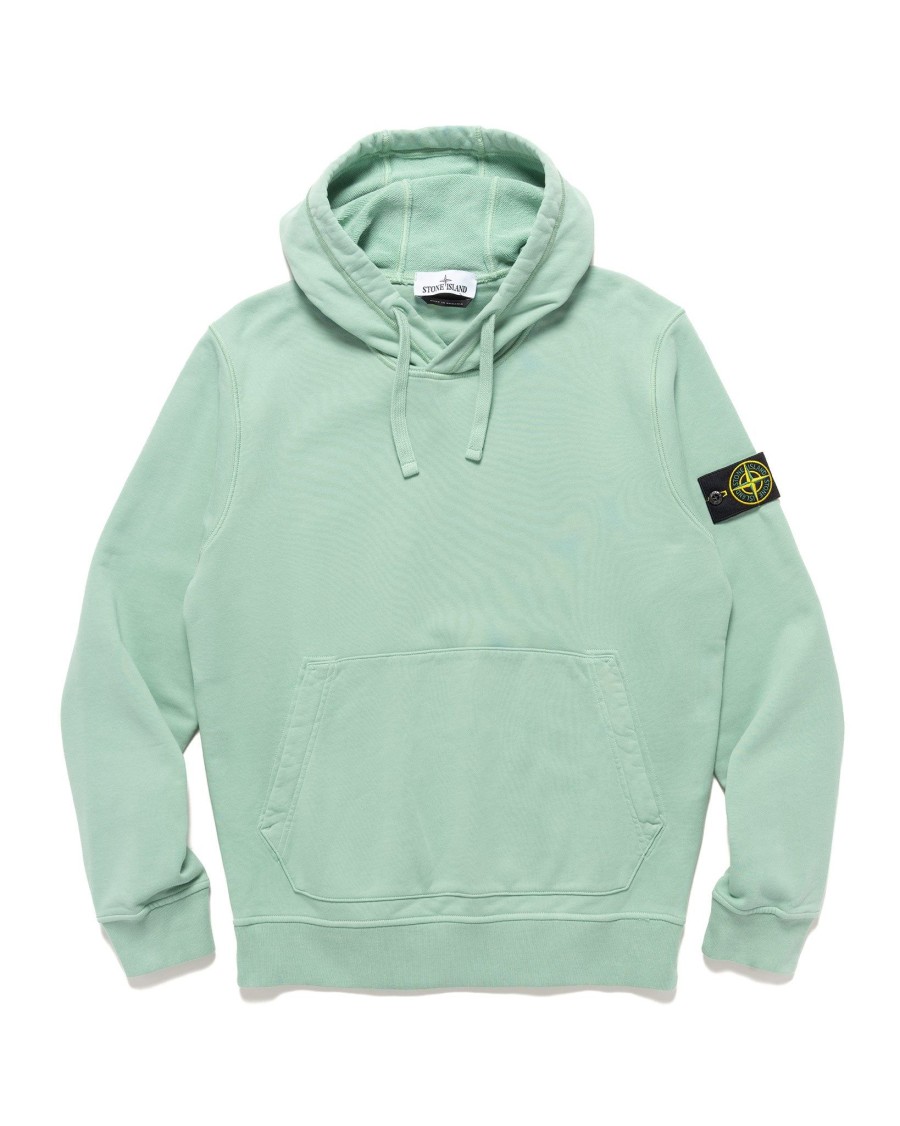 Best Hood Sweatshirt Light Green Sweaters