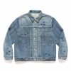 Clearance Up1D4203 Blouson Light Blue Indigo Outerwear