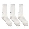 Online Skivvies 3 Piece Tube Sox White Accessories