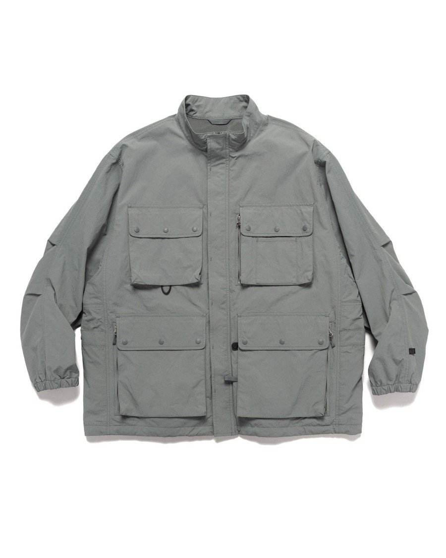 New Tech Parachute Jacket Grey Outerwear