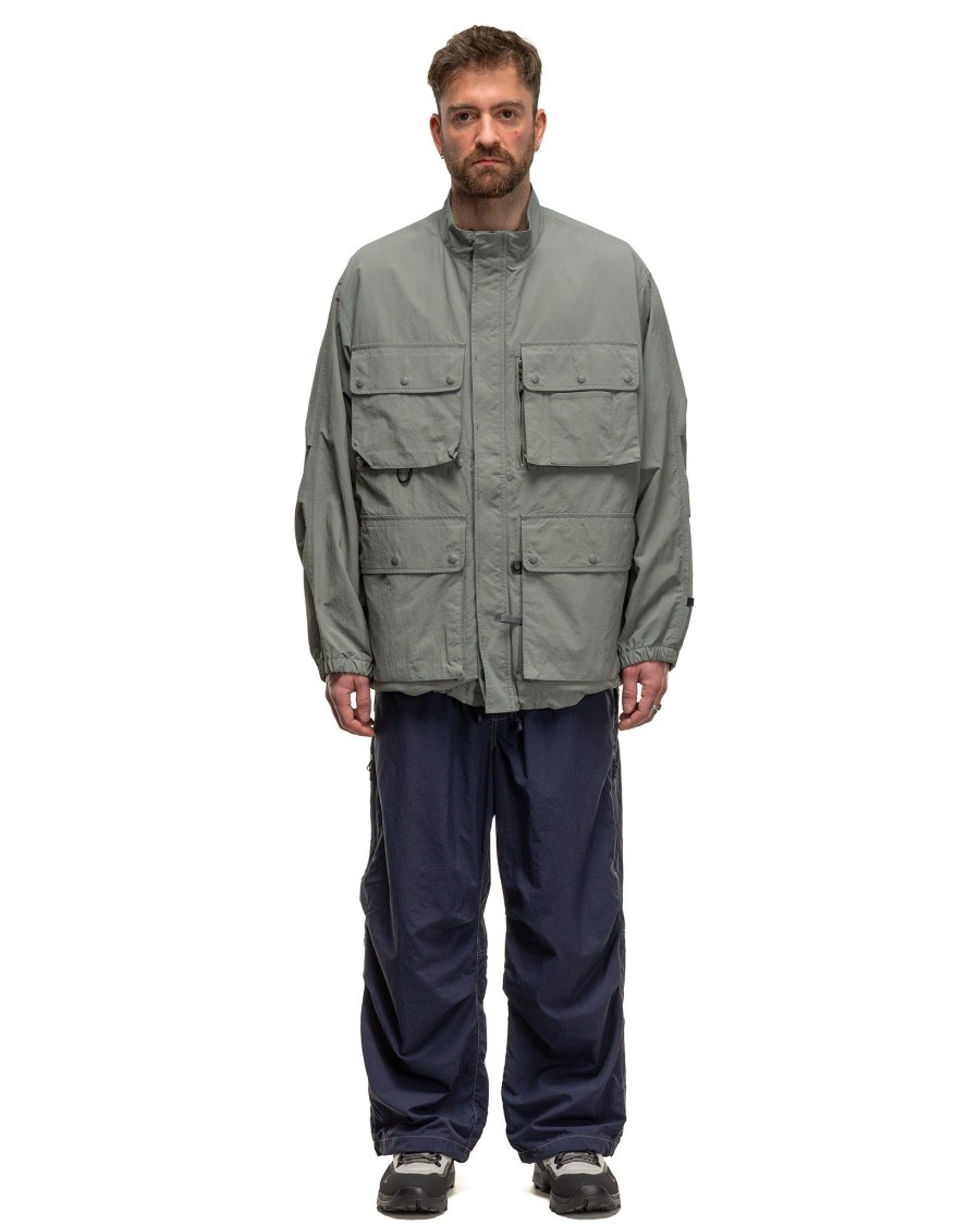 New Tech Parachute Jacket Grey Outerwear