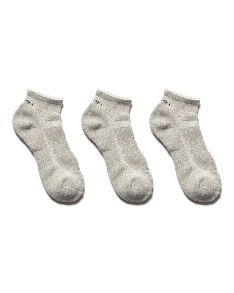 Clearance Skivvies 3 Piece Ankle Sox Grey Accessories