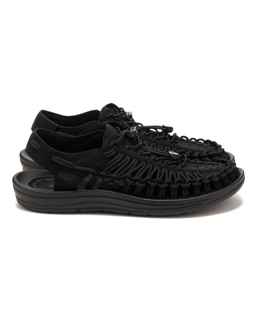 New Uneek Cord Sandals Black Footwear