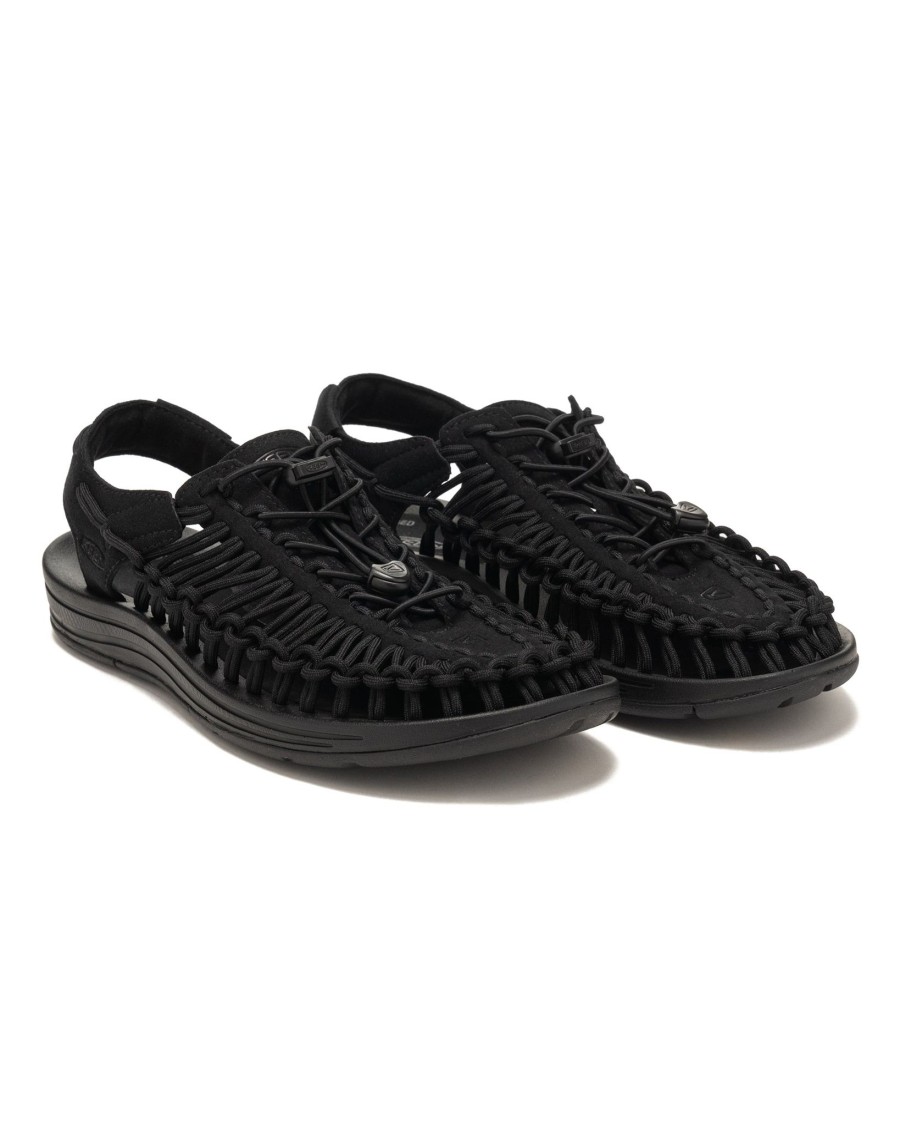 New Uneek Cord Sandals Black Footwear