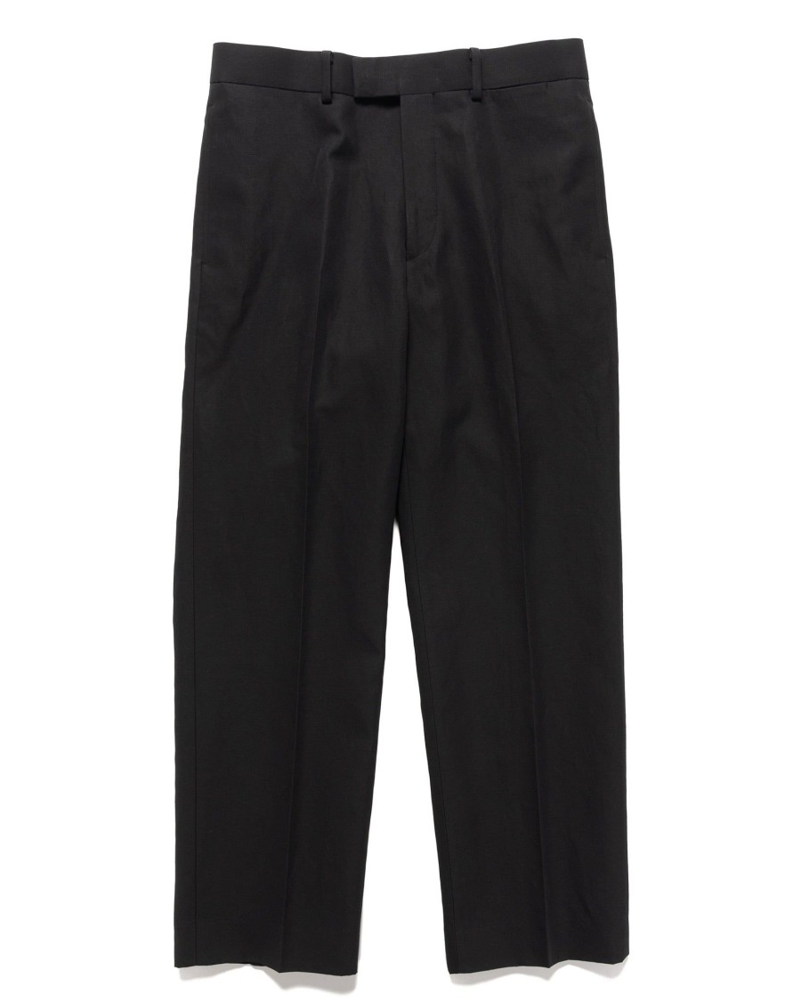 Wholesale Hard Twist Finx Linen Chino Slacks Black Bottoms