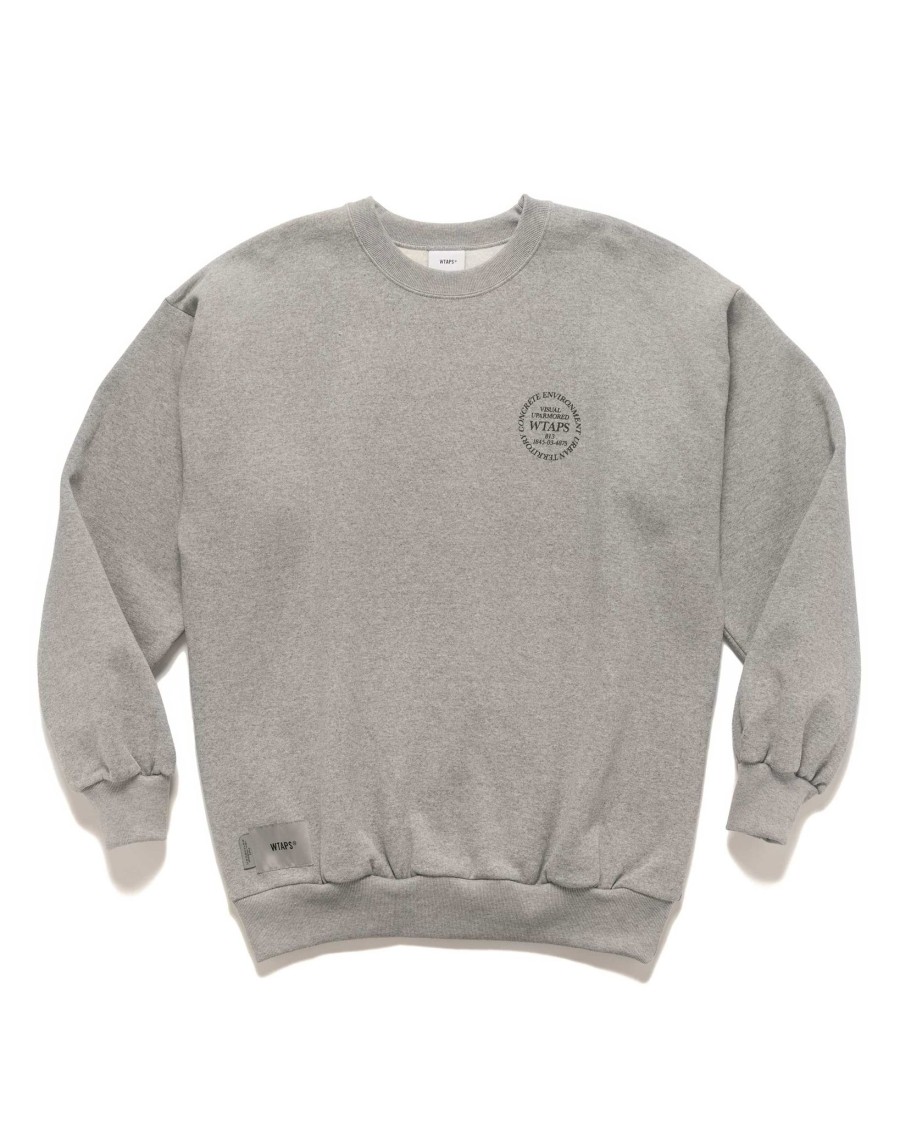 New Ingredients/Sweater/Cotton Ash Grey Sweaters