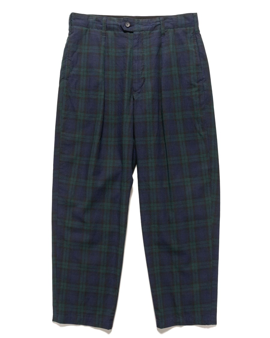 Clearance Carlyle Pant Cotton Linen Blackwatch Bottoms