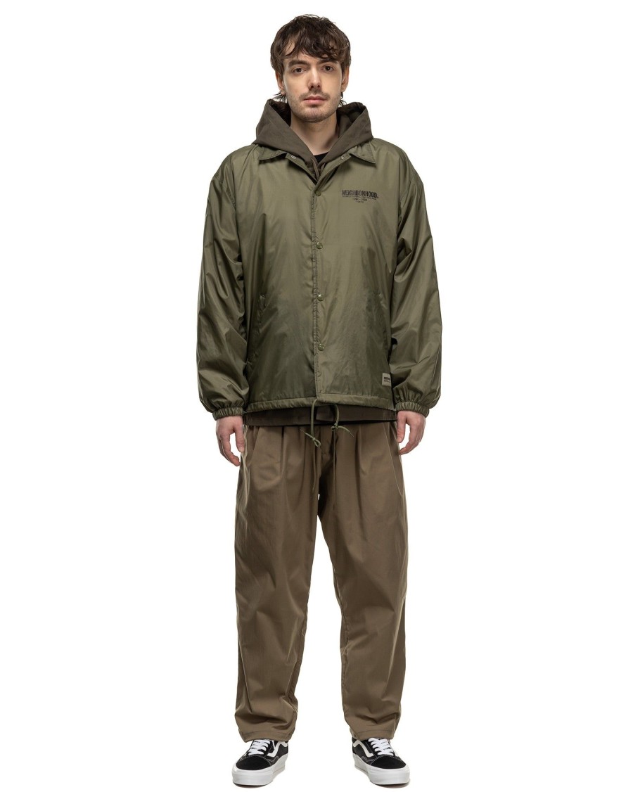 Hot Windbreaker Jacket-1 Olive Drab Outerwear