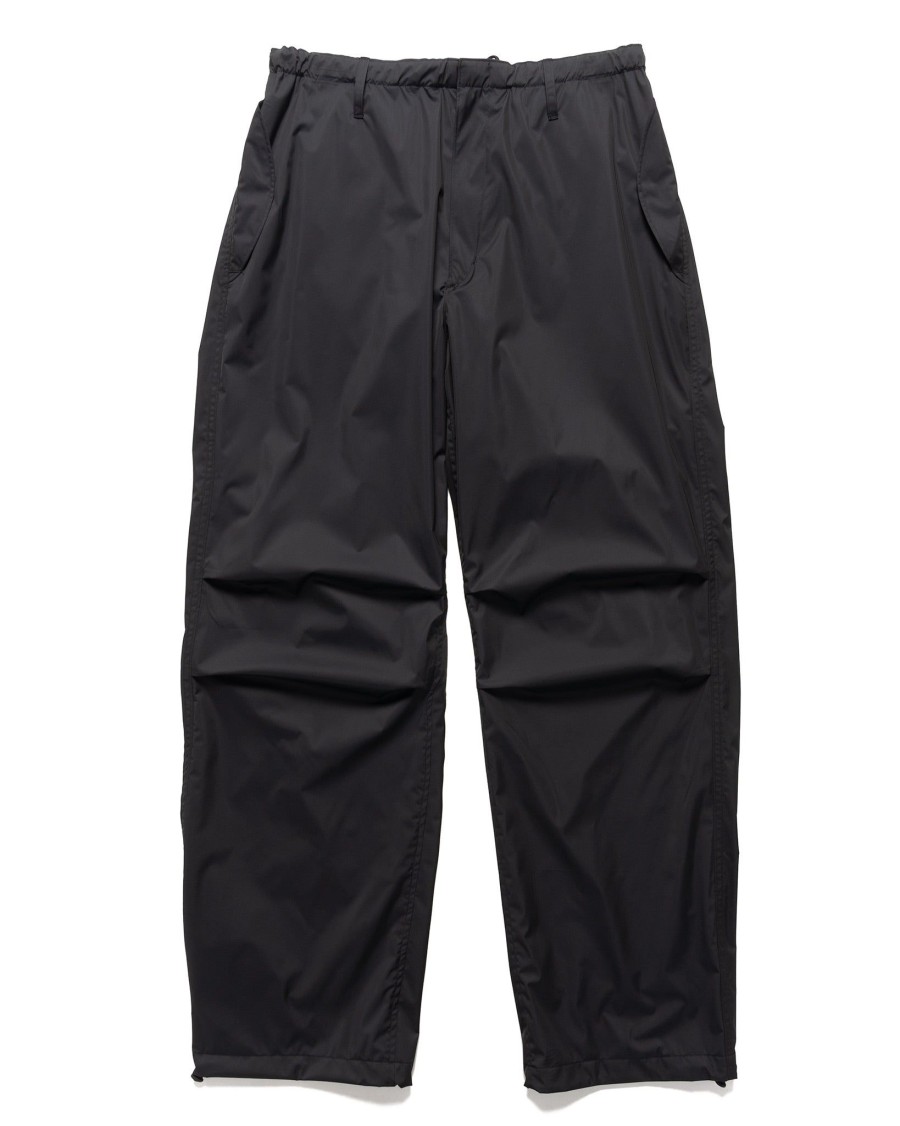 Best Hard Twist Polyester Satin Laminate Field Pants Black Bottoms