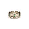 Online Lui Link Stone Ring Silver 925/Emerald Accessories