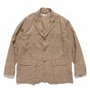 Hot Loiter Jacket Linen Glen Plaid Beige Outerwear