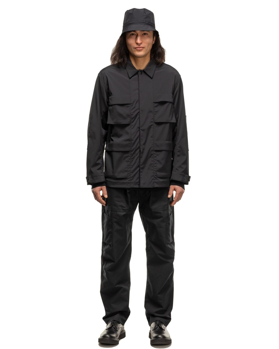 New Recon Jacket-Gore-Tex Windstopper® 3L Nylon Ripstop Black Outerwear