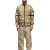 Wholesale Weatherproof Cotton Canvas Ghost Piece Loose Fit Cargo Pants Beige Bottoms