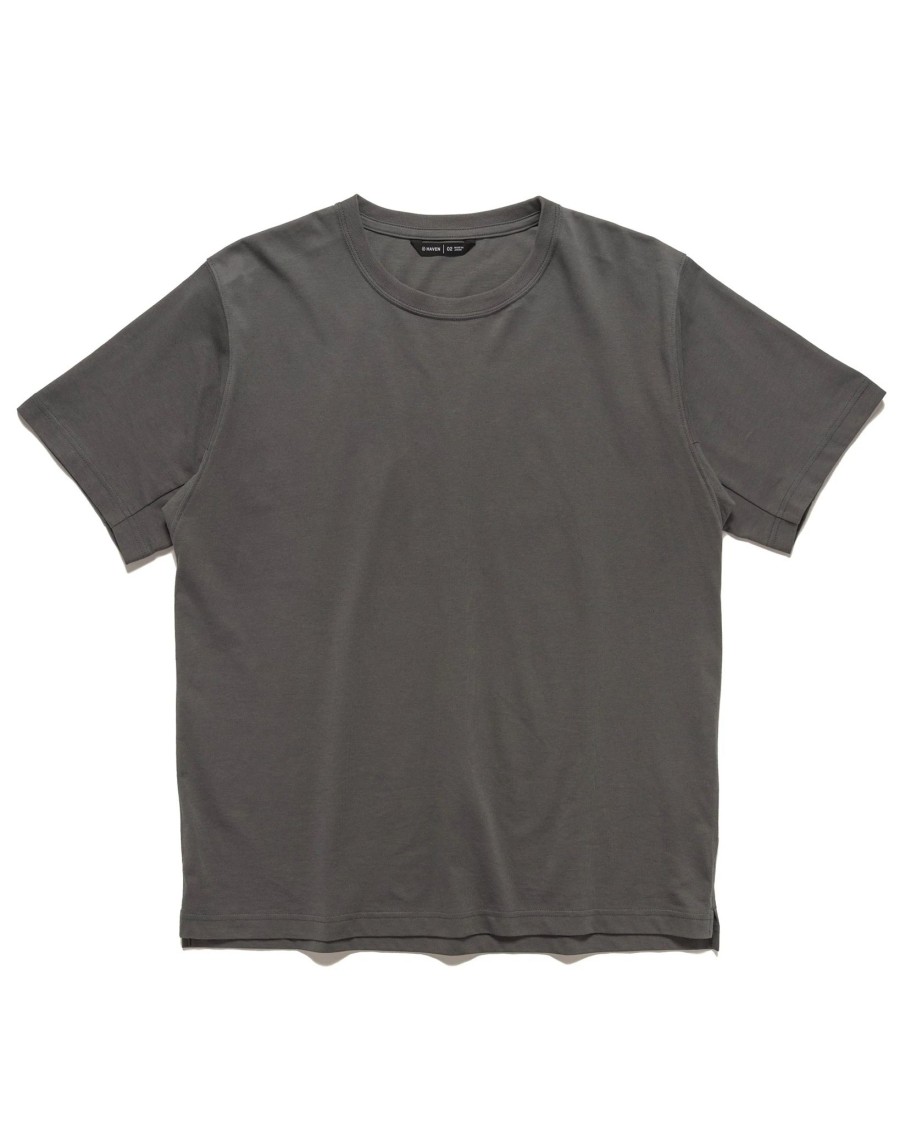 New Excel Relaxed Fit T-Shirt S/S-Siro Cotton Jersey Charcoal T-Shirts