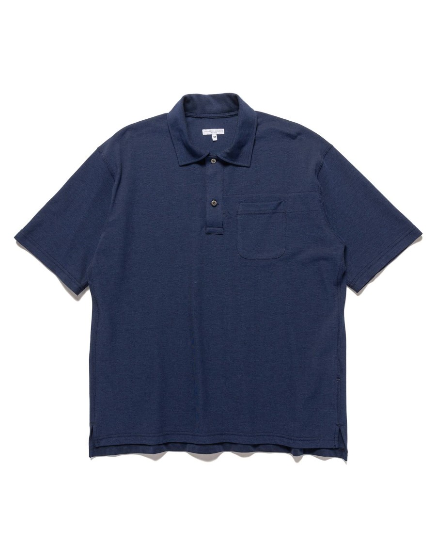 Best Polo Shirt Cotton Pique Navy Shirts