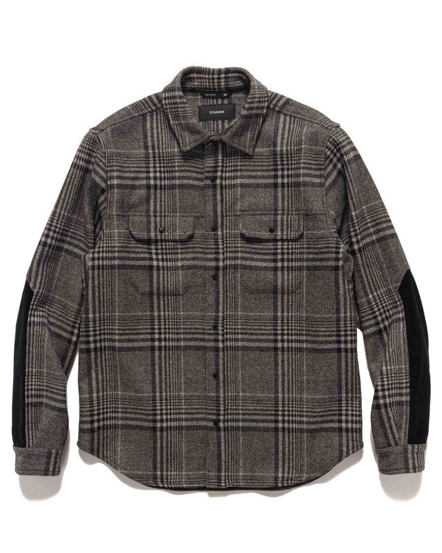 Best Crescent Shirt-Loro Piana Zelander® Merino Wool Flannel Grey Shirts