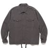 New Hem Code Shirt Jacket Charcoal Grey Outerwear