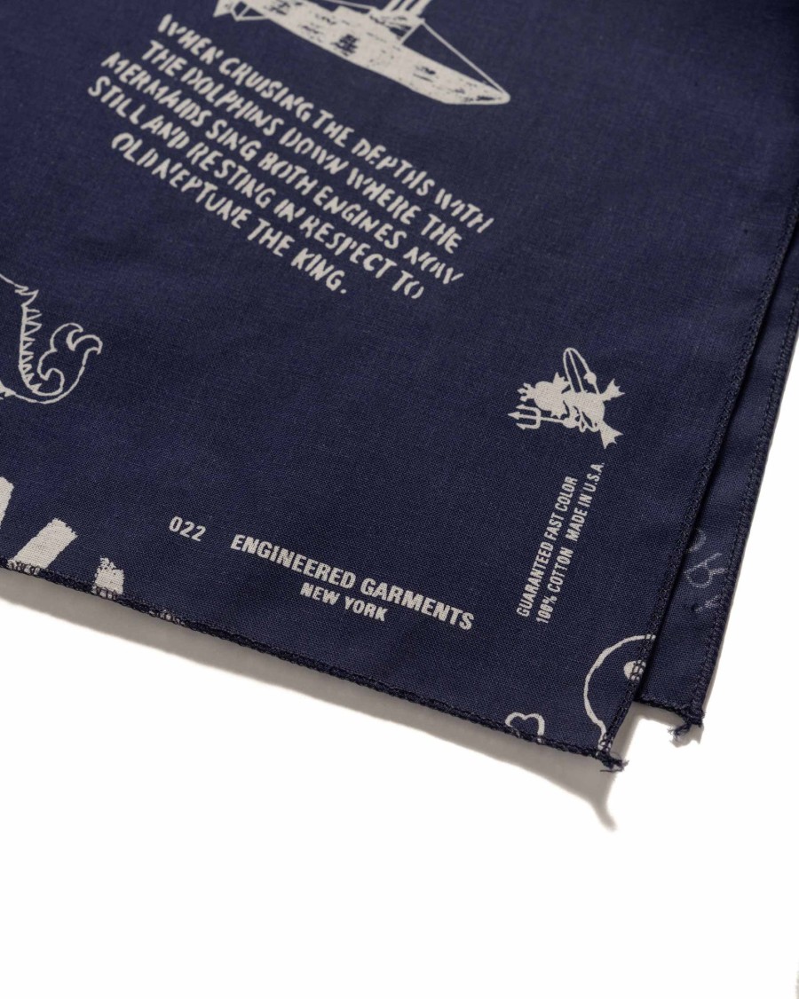 New Printed Bandana Ny Navy Accessories