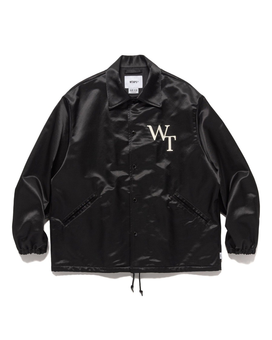 Wholesale Chief/Jacket/Ctry. Satin. League Black Outerwear