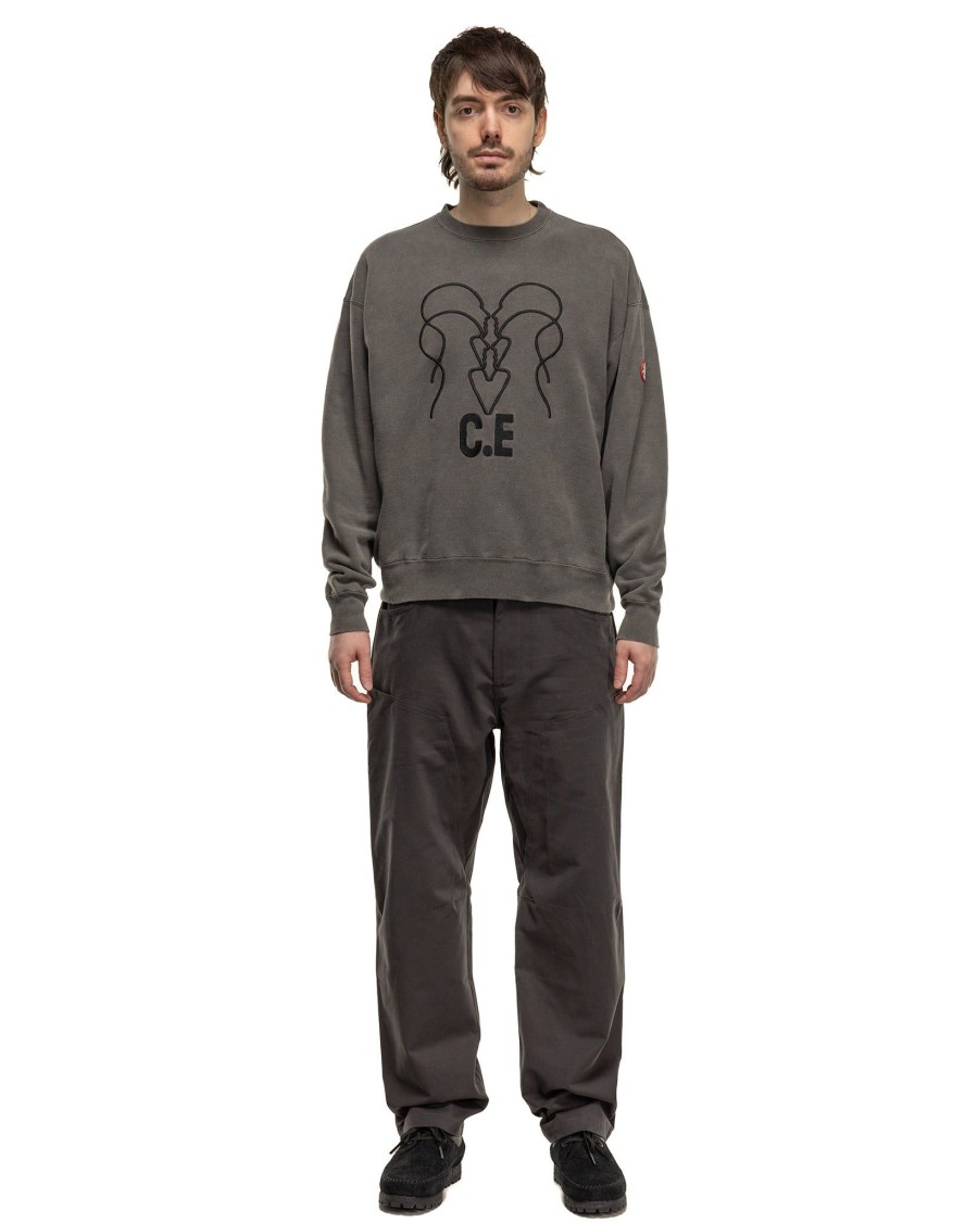 Online Overdye Wb Headsx4 C.E Crew Neck Charcoal Sweaters