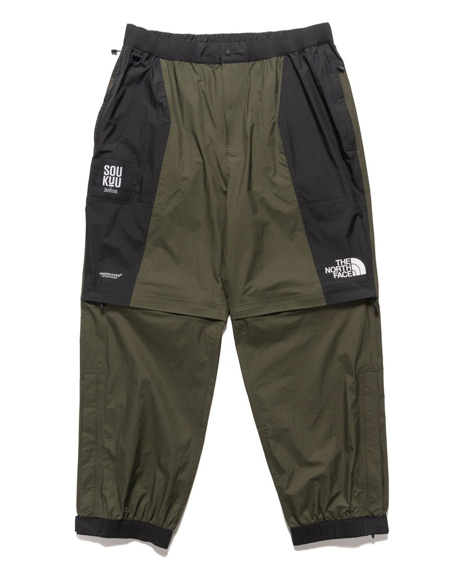 Wholesale X Undercover Soukuu Hike Convertible Shell Pant Forest Green Bottoms