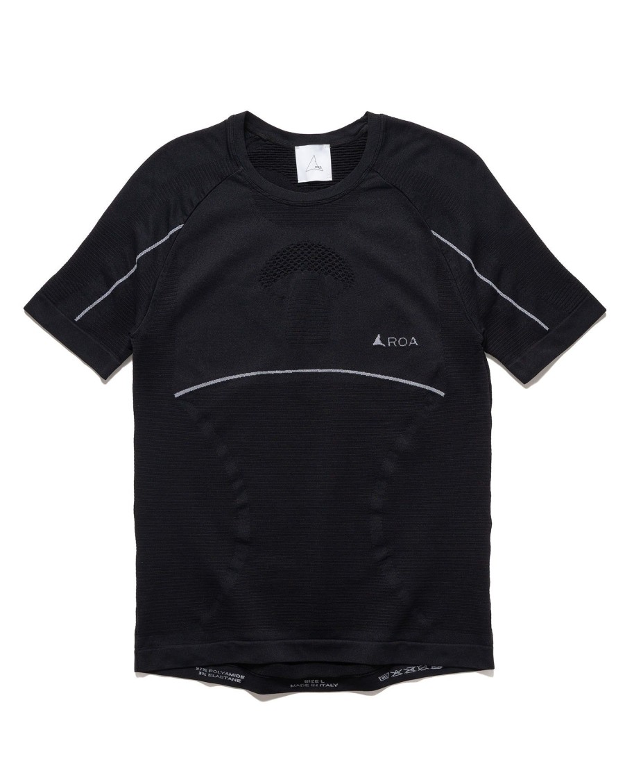 Online Seamless Shortsleeve Black T-Shirts