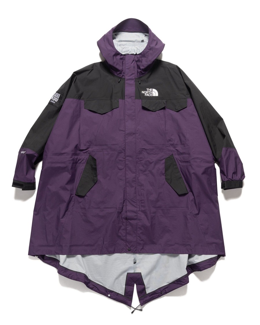 Hot X Undercover Soukuu Hike Packable Fishtail Shell Parka Purple Pennant Outerwear