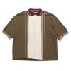 Clearance Tequila Jacquard Jersey Box Polo Brown Shirts