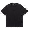 Wholesale Fissato' Treatment Short Sleeve T-Shirt Black T-Shirts