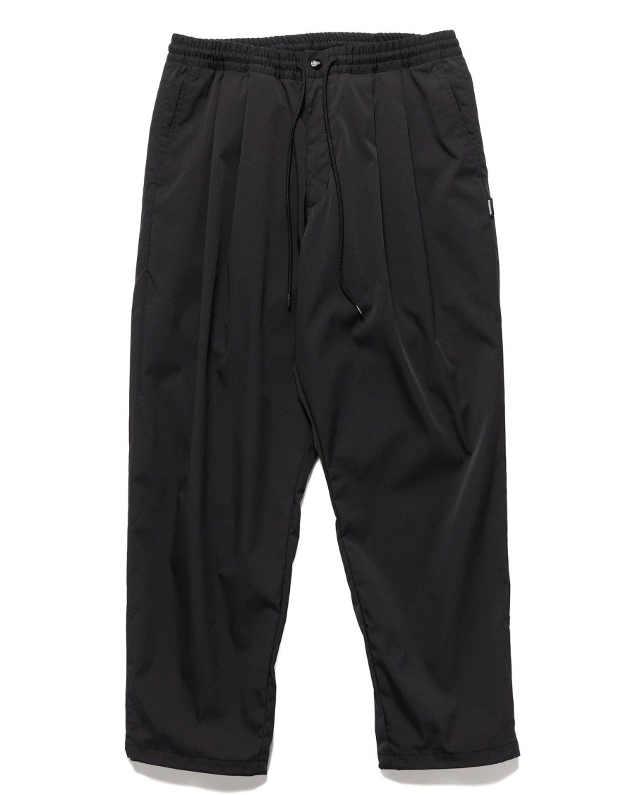 Clearance Baggysilhouette Easy Pants Black Bottoms