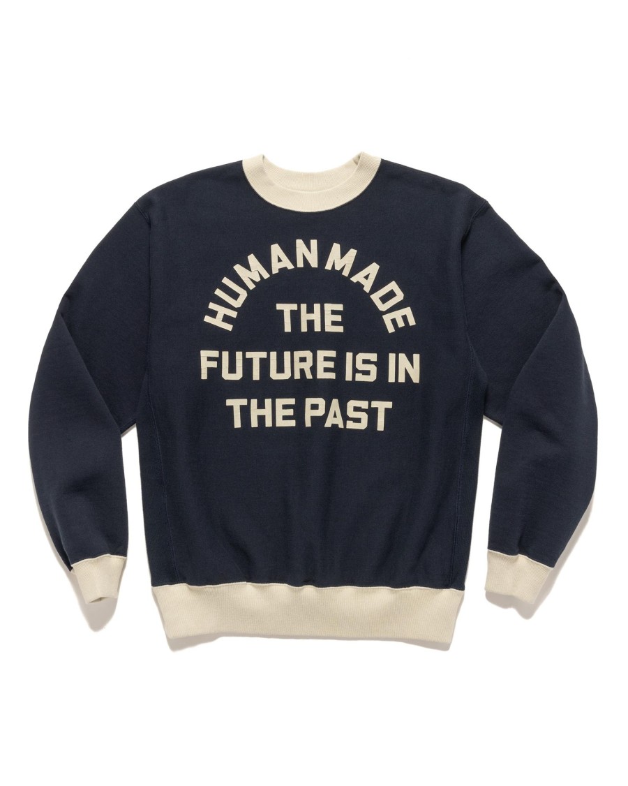 Online Sweatshirt Navy Sweaters