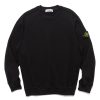 Wholesale Old' Treatment Crewneck Sweatshirt Black Sweaters