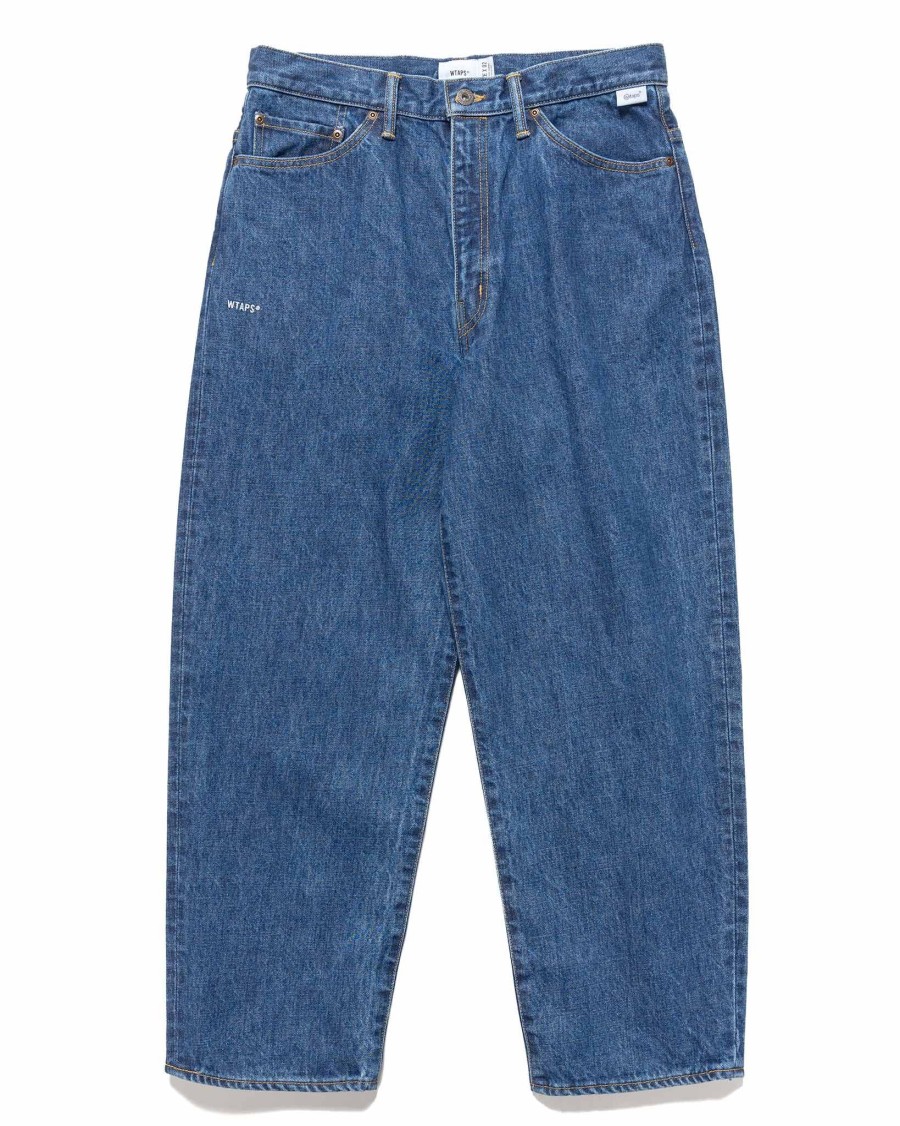 Clearance Blues Straight/Trousers/Cotton. Denim. Cacto Indigo Bottoms