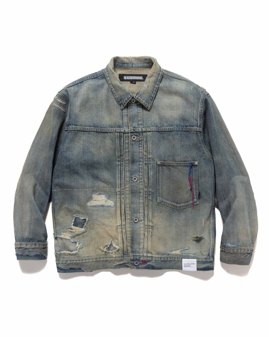 Hot Savage Denim Type-1 Jacket Indigo Outerwear