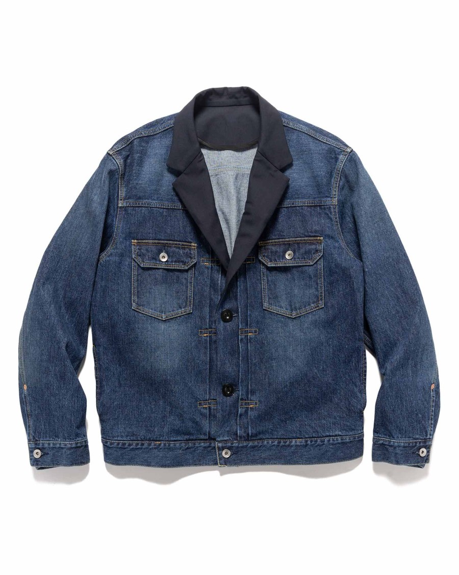 New Denim Blouson Blue Outerwear