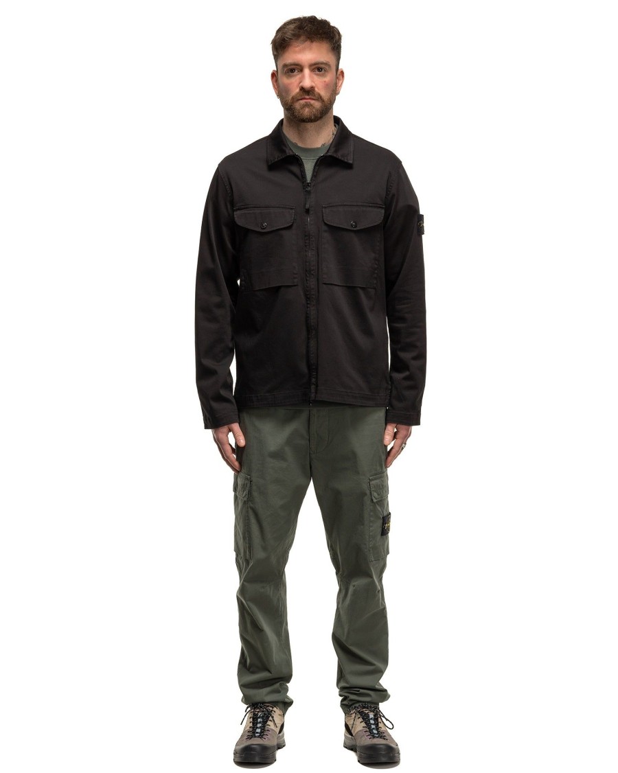 Online Regular Fit Overshirt Black Outerwear