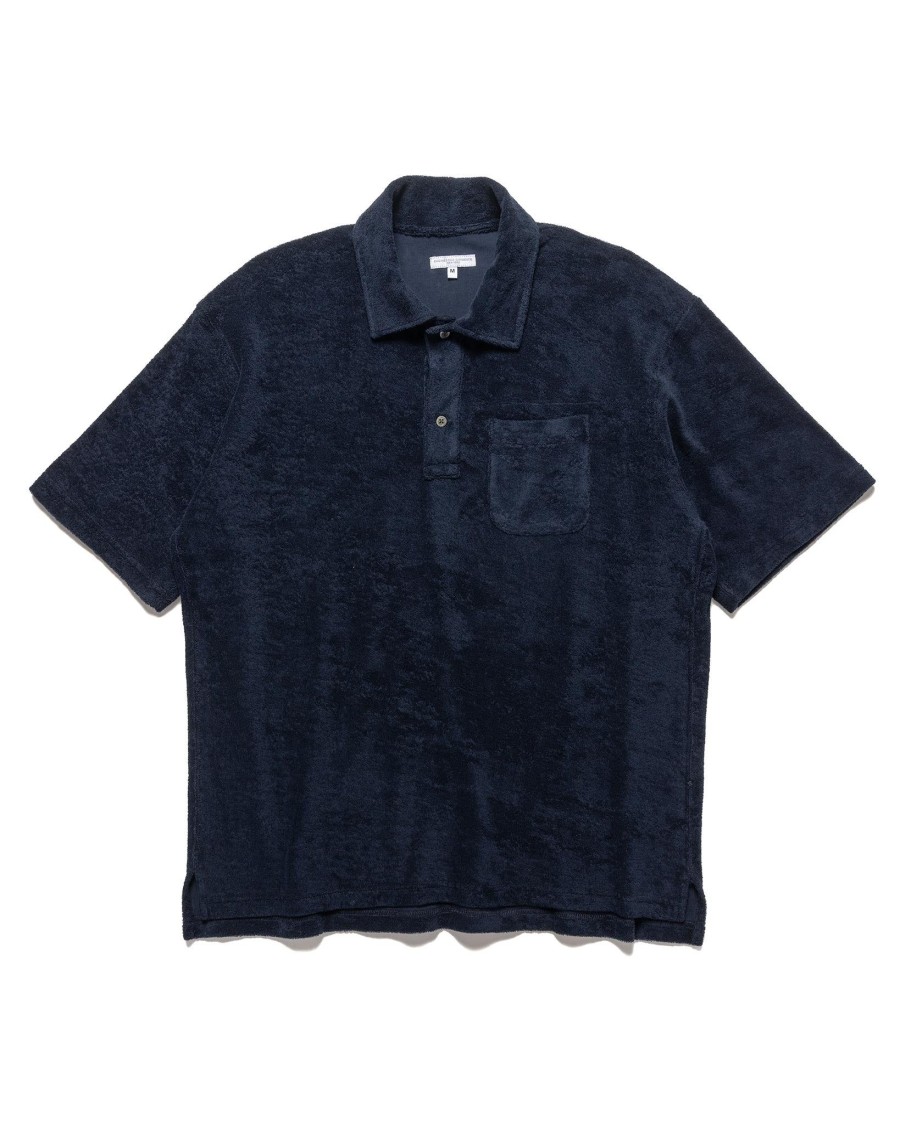 Wholesale Polo Shirt Cp Velour Navy Shirts