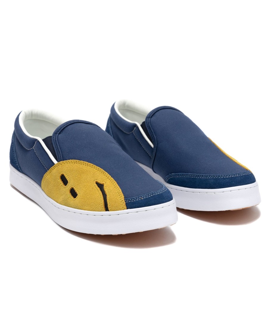 Wholesale Rain Smile Slip-On Shoes Blue Footwear