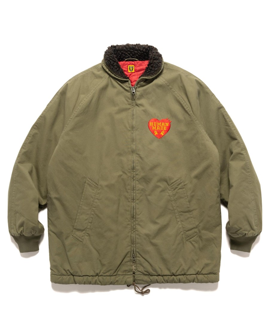 Online Deck Jacket Olive Drab Outerwear