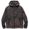 Hot Nylon Metal Watro-Tc In Econyl® Regenerated Nylon Hooded Jacket Charcoal Outerwear