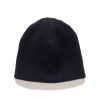 Best Beanie Wool Poly Sweater Knit Navy Accessories