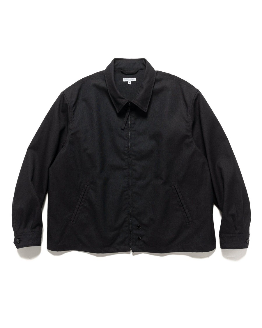 New Claigton Jacket Pc Hopsack Dk Navy Outerwear