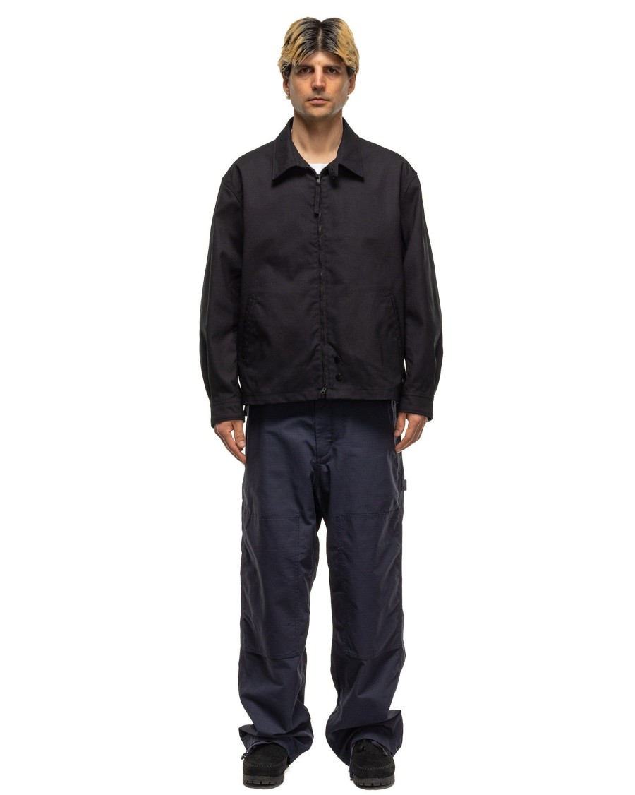 New Claigton Jacket Pc Hopsack Dk Navy Outerwear